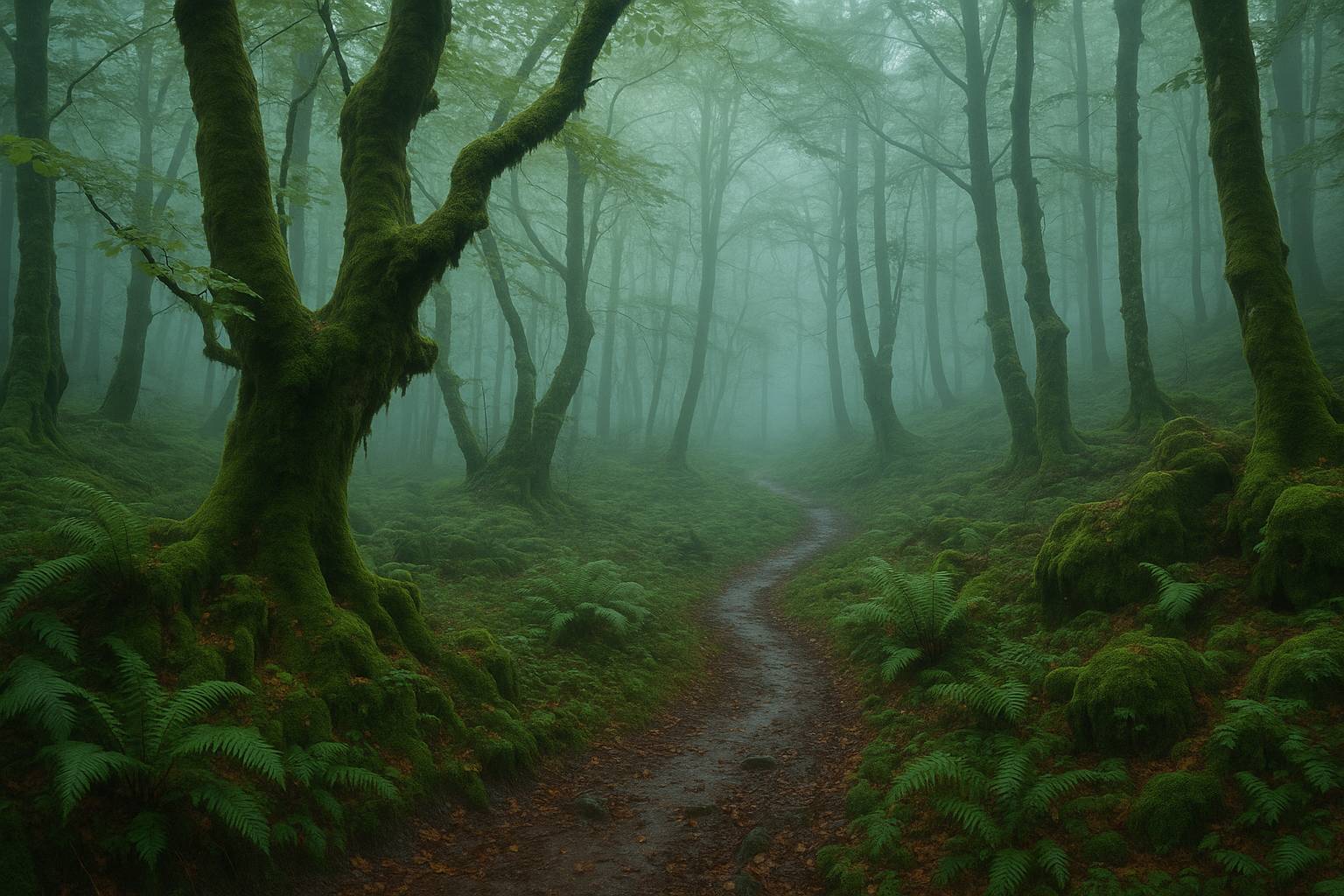 Bosques húmedos en Asturias para caminar entre la niebla