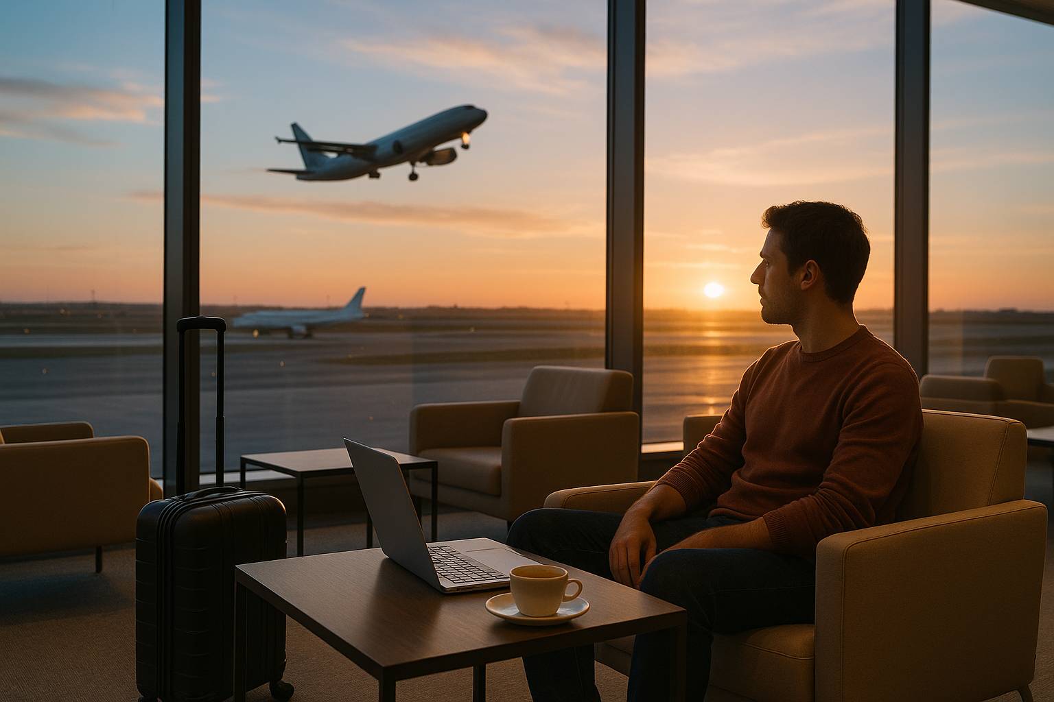 Cómo aprovechar escalas largas en aeropuertos internacionales: guía práctica