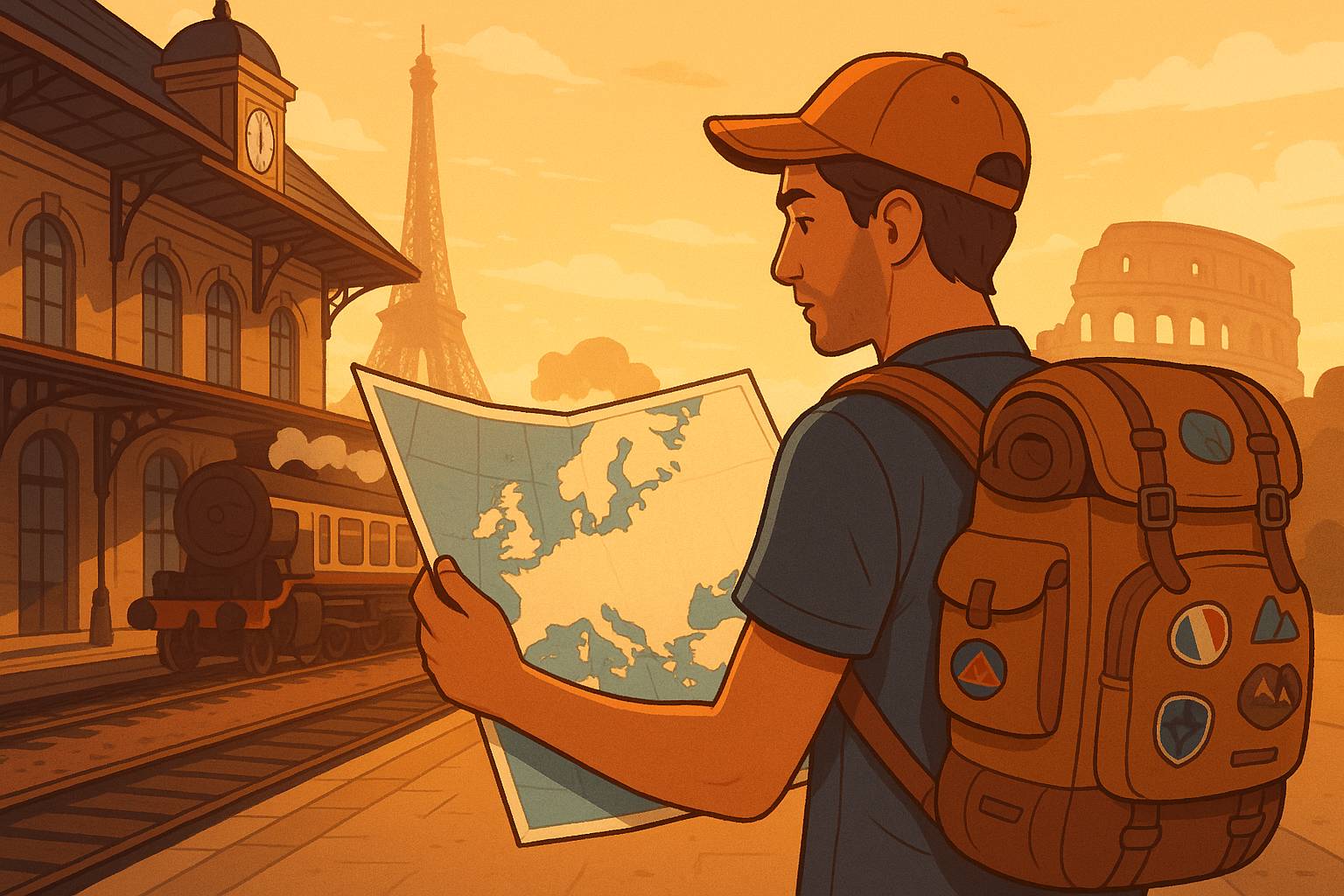 Cómo planificar un viaje de mochilero por Europa paso a paso