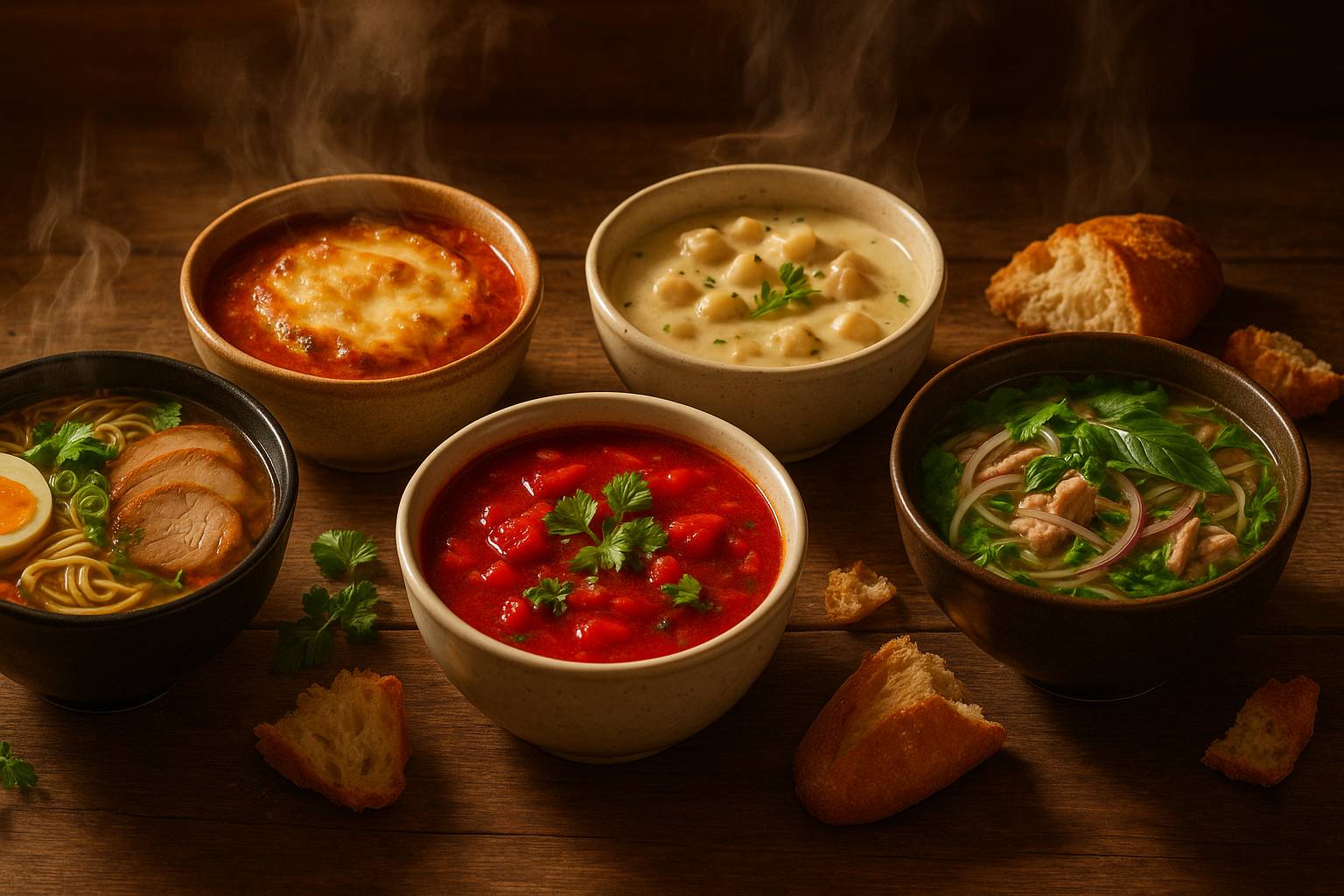 Sopas típicas del mundo ideales para los días fríos